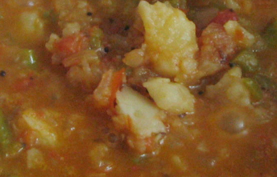 Alu subzi - Raswala ( Potatoes with a simple gravy )
