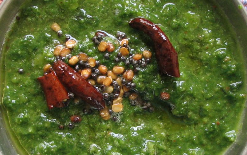 Araithu vitta keerai -Spinach with coconut & jeera