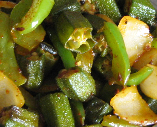 Bhindi ( Ladyfinger ) Subzi