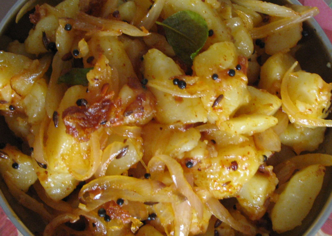 Potato- Onion Curry -the Tamil Way